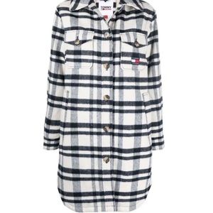 Tommy White and Black Coat